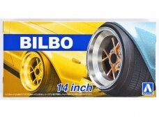 Aoshima - Riteņu komplekts Bilbo 14", 1/24, 05375 Aoshima - Riteņu komplekts Bilbo 14", 1/24, 05375