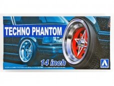 Aoshima - Wheels Techno Phantom 14", 1/24, 05324