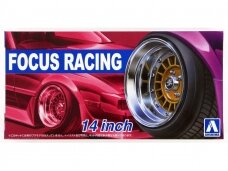 Aoshima - Wheels Focus Racing 14", 1/24, 05374