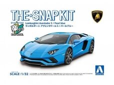 Aoshima - The Snap Kit Lamborghini Aventador S / Pearl Blue, 1/32, 06349