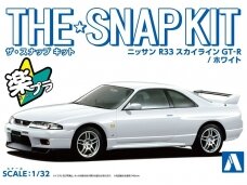 Aoshima - The Snap Kit Nissan R33 Skyline GT-R White, 1/32, 06456