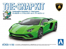 Aoshima - The Snap Kit Lamborghini Aventador S Pearl Green, 1/32, 06348