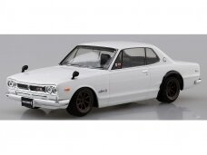 Aoshima - The Snap Kit Nissan Skyline 2000GT-R Custom Wheel / White, 1/32, 06471