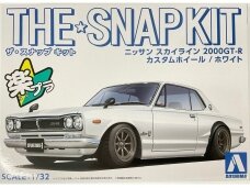 Aoshima - The Snap Kit Nissan Skyline 2000GT-R Custom Wheel / White, 1/32, 06471