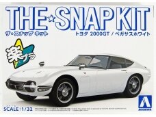 Aoshima - The Snap Kit Toyota 2000GT Pegasus White, 1/32, 05627