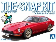 Aoshima - The Snap Kit Nissan S30 Fairlady Z Custom Wheel / Red, 1/32, 06474