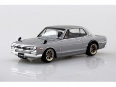 Aoshima - The Snap Kit Nissan Skyline 2000GT-R Custom Wheel / Silver, 1/32, 06470
