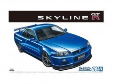 Aoshima - Nissan BNR34 Skyline GT-R V-Spec II '02, 1/24, 05858