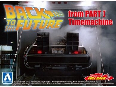 Aoshima - DeLorean DMC-12 "Back to the Future I" (Pull back), 1/43, 05475