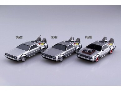 Aoshima - DeLorean DMC-12 "Back to the Future III" (Pull back), 1/43, 05477 11