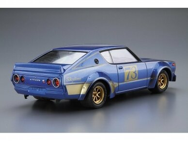 Aoshima - Nissan Skyline 2000GT-R KPGC110 Mythical Ken & Mary Racing #73, 1/24, 06104 4