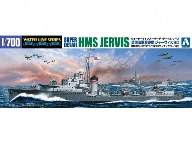 Aoshima - British Destroyer HMS Jervis Super Detail, 1/700, 05764