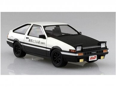 Aoshima - Initial D Takumi Fujiwara AE86 Trueno Project D Ver. w/Engine, 1/24, 05957 1 Aoshima - Initial D Takumi Fujiwara AE86 Trueno Project D Ver. w/Engine, 1/24, 05957 1