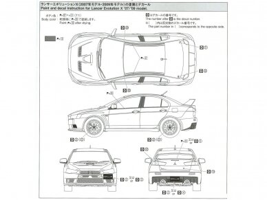 Aoshima - Mitsubishi CZ4A Lancer Evolution Final Edition '15, 1/24, 05795 7