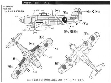 Aoshima - Kawanishi N1K2-J Shidenkai, 1/72, 01174 4