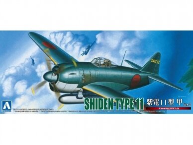 Aoshima - Kawanishi N1K1-Ja Shiden Type 11 Kou Ver.2, 1/72, 05189