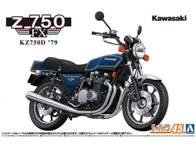 Aoshima - Kawasaki KZ750D Z750FX '79 Custom, 1/12, 06520 Aoshima - Kawasaki KZ750D Z750FX '79 Custom, 1/12, 06520