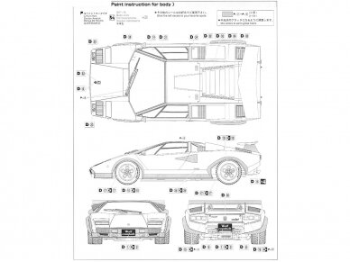 Aoshima - Lamborghini Wolf Countach Version 1, 1/24, 06336 8