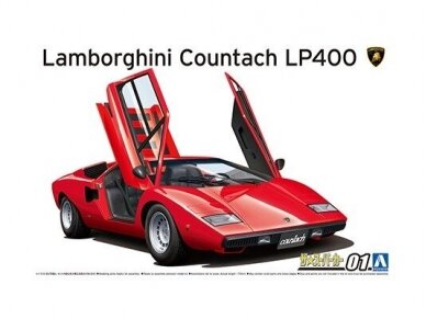 Aoshima - Lamborghini Countach LP400, 1/24, 05804