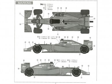 EBBRO - Mclaren Honda MP4 30 Japan GP, 1, 1/20, 20015 5