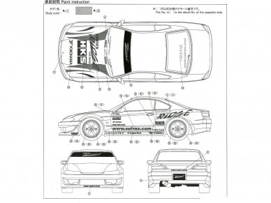 Aoshima - Vertex S15 Silvia '99 Nissan, 1/24, 05838 6