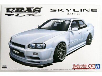 Aoshima - Nissan Skyline URAS Type-R ER34, 1/24, 05534
