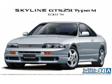 Aoshima - Nissan Skyline GTS25t Type M ECR33 '94, 1/24, 06212