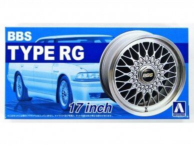 Aoshima - Ratų komplektas BBS TYPE RG 17inch, Mastelis:1:24, 05240