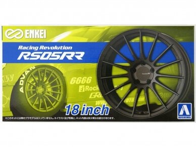 Aoshima - Riteņu komplekts Enkei Racing Evolution RS055RR 18", 1/24, 06119