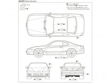 Aoshima - Nissan S15 Silvia Spec.R '99, 1/24, 05679 9