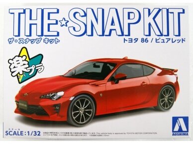 Aoshima - The Snap Kit TOYOTA 86 (Pure Red), 1/32, 05755