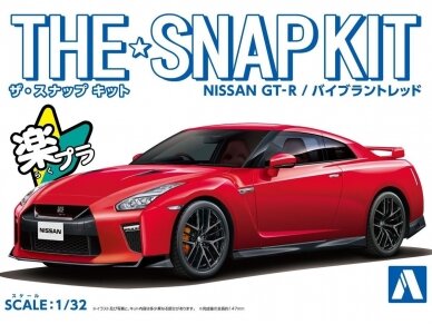 Aoshima - The Snap Kit Nissan R35 GT-R Vibrant Red, 1/32, 05825