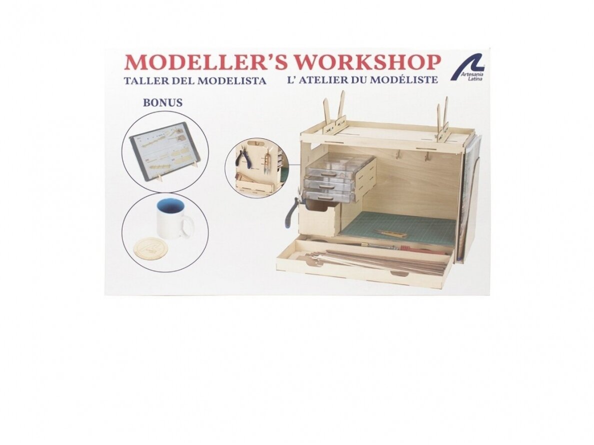 Artesania Latina - Modeling Workbench: Modeller's Workshop (Органайзер), 27648-N 1 Artesania Latina - Modeling Workbench: Modeller's Workshop (Органайзер), 27648-N 1