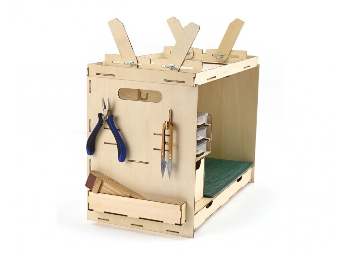 Artesania Latina - Modeling Workbench: Modeller's Workshop (Органайзер), 27648-N 4 Artesania Latina - Modeling Workbench: Modeller's Workshop (Органайзер), 27648-N 4