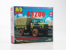 AVD - URAL-43206 flatbed truck, 1/43, 1402