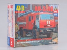 AVD - Fire engine AC-3-40 (KAMAZ-43502), 1/43, 1268AVD