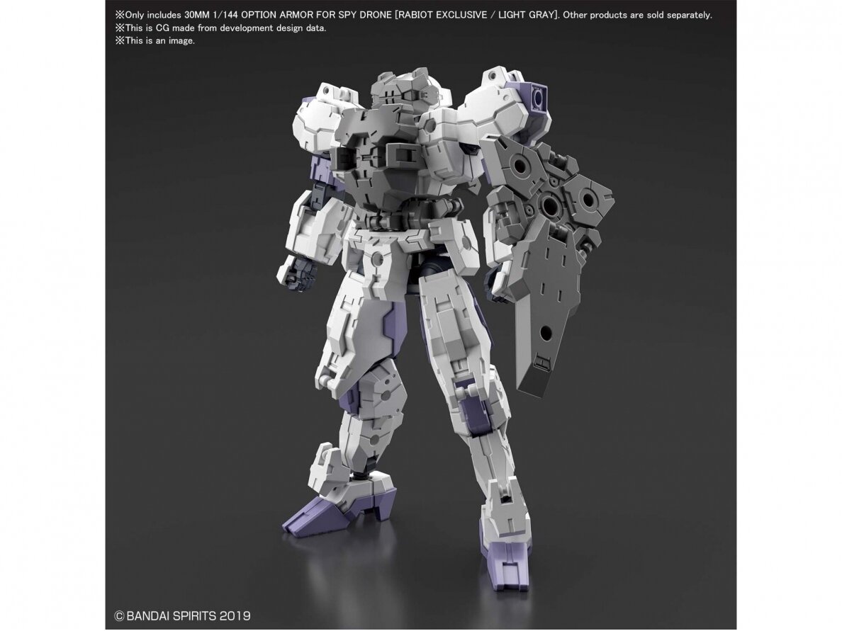 Bandai - 30MM Option Armor for Spy Drone (Rabiot Exclusive / Light Gray), 60752 2