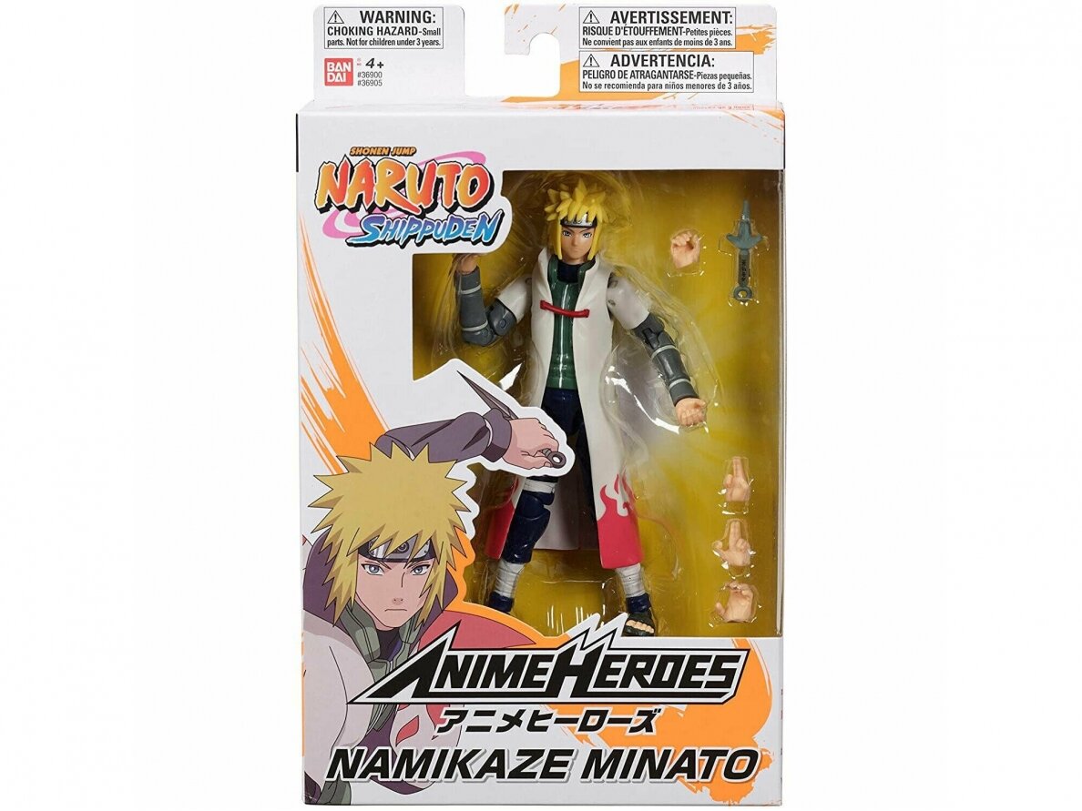 Bandai - Anime Heroes Naruto - Namikaze Minato, 36905 Bandai - Anime Heroes Naruto - Namikaze Minato, 36905