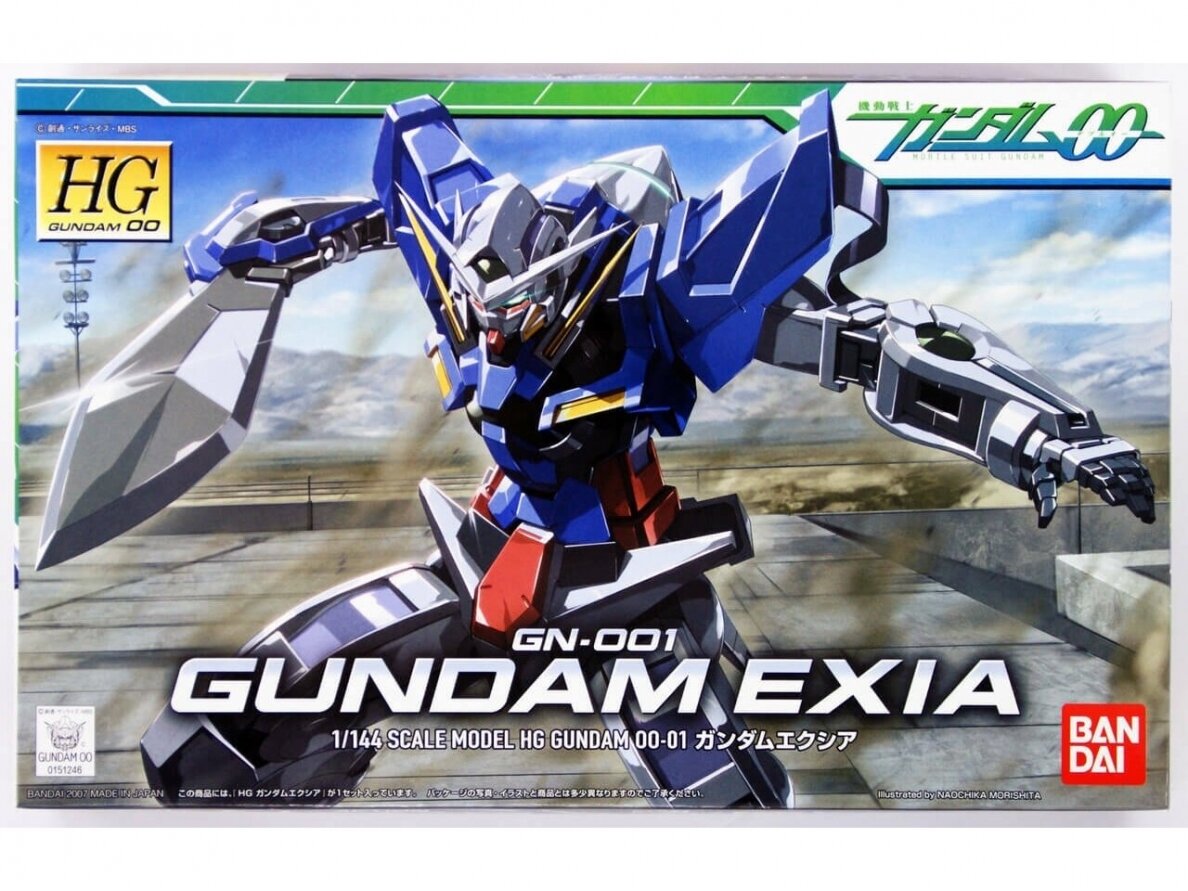Bandai - HG00 GN-001 Gundam Exia, 1/144, 57927
