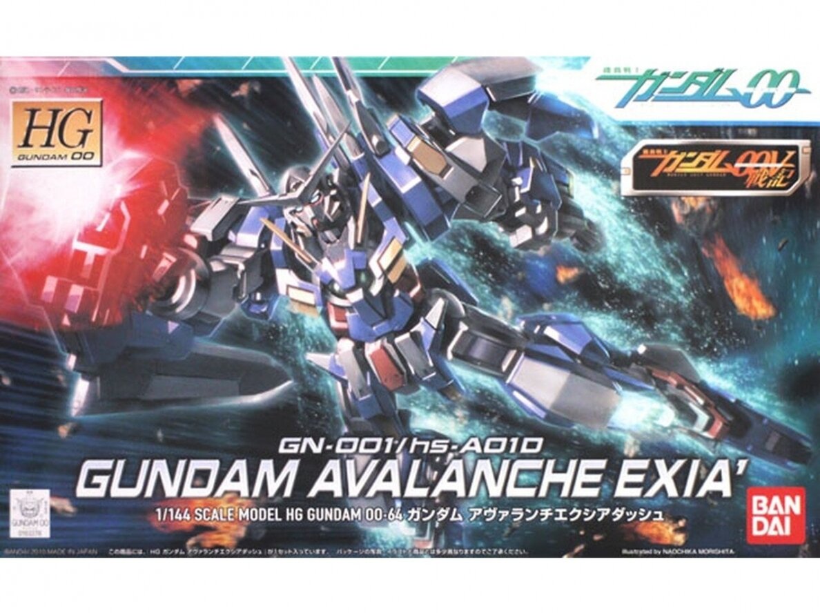 Bandai - HG Gundam 00 GN-001/hs-A010 Gundam Avalanche Exia, 1/144, 59024 Bandai - HG Gundam 00 GN-001/hs-A010 Gundam Avalanche Exia, 1/144, 59024