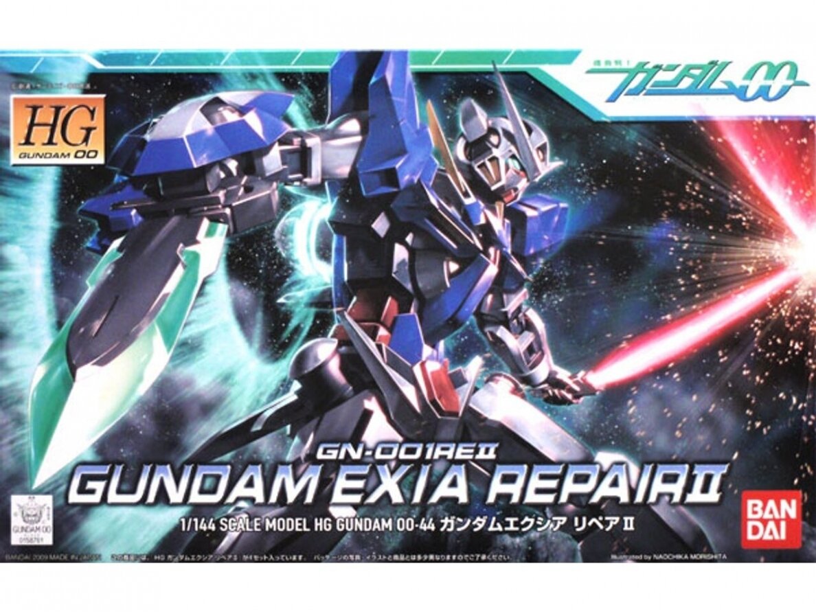 Bandai - HG00 GN-001RE II Gundam Exia Repair II, 1/144, 55733 Bandai - HG00 GN-001RE II Gundam Exia Repair II, 1/144, 55733