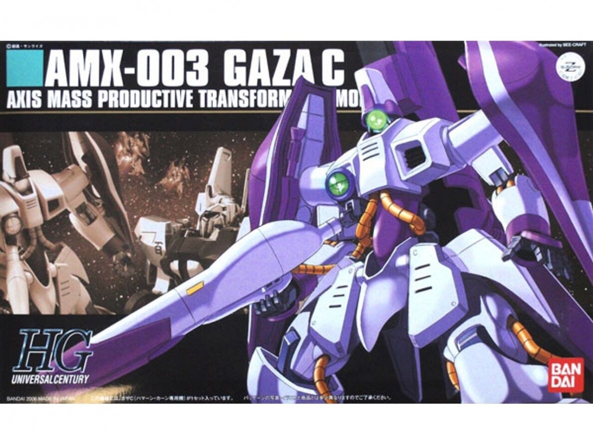 Bandai - HGUC AMX-003 Gaza C, 1/144, 57740 Bandai - HGUC AMX-003 Gaza C, 1/144, 57740
