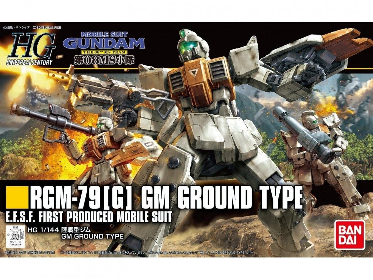 Bandai - HGUC The 08th MS Team RGM-79(G) GM Ground Type, 1/144, 55757 Bandai - HGUC The 08th MS Team RGM-79(G) GM Ground Type, 1/144, 55757