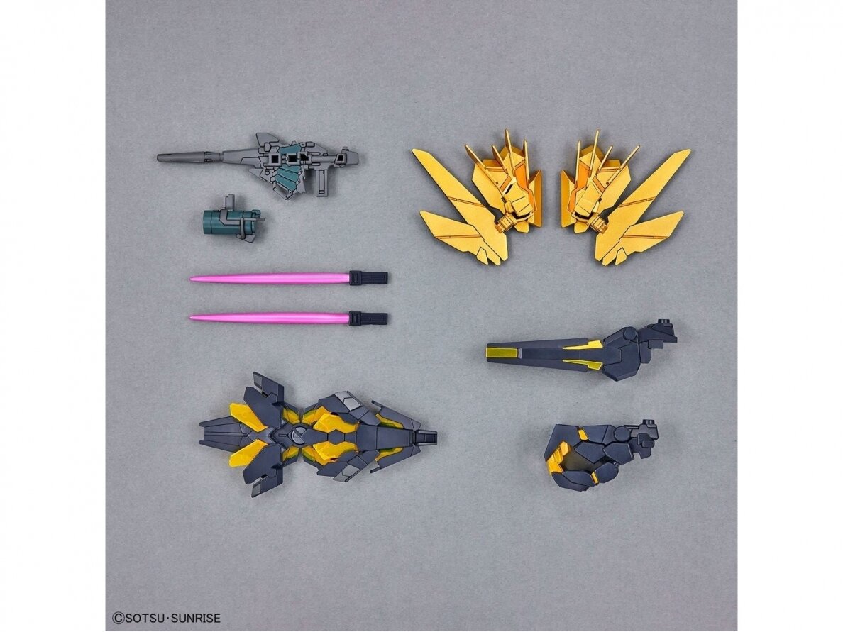 Bandai - SD Gundam Cross Silhouette Unicorn Gundam 02 Banshee (Destroy Mode) & Banshee Norn Parts Set, 62159 3