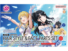 Bandai - 30MS THE iDOLM@STER Shiny Colors Option Hair Style & Face Parts Set (Hiori Kazano / Meguru Hachimiya), 65704