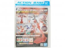 Bandai - Action Bazė 2 blizganti skaidri raudona, 57603