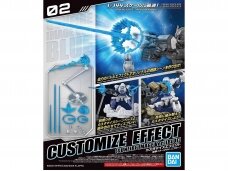 Bandai - Customize Effect (Gunfire Image Ver.) [Blue], 1/144, 60579