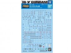 Bandai - Gundam Decal No.132 for RG 1/144 HI-NU GUNDAM, 62165