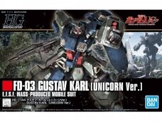 Bandai - HGUC Gundam FD-03 Gustav Karl (Unicorn Ver.), 1/144, 56751