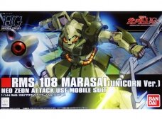 Bandai - HGUC Gundam Unicorn RMS-108 Marasai (Unicorn Ver.) Neo Zeon Attak Use Mobile Suit, 1/144, 55742